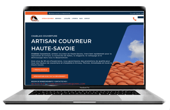 site internet couvreur