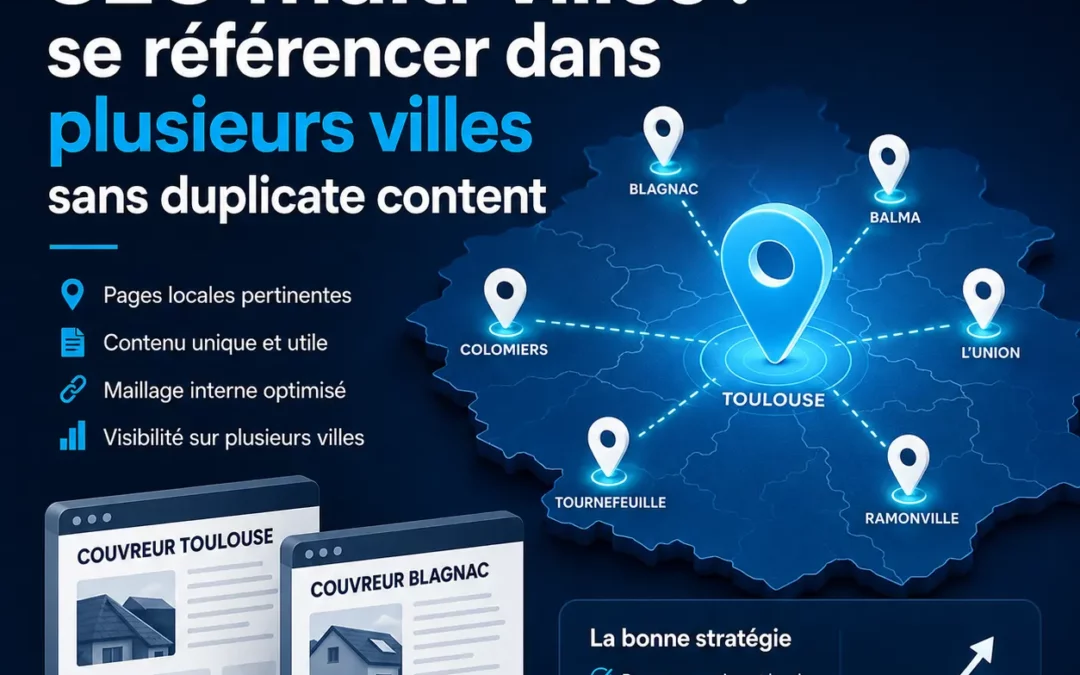 SEO multi-villes : comment se référencer dans plusieurs villes ?