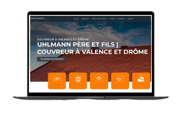 Site Drôme Couverture réalisé par Occi-Web